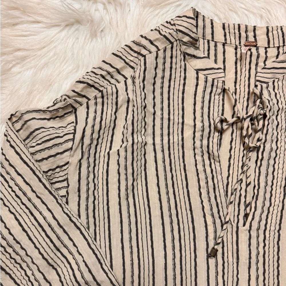 3/20 Free People Rhythm of the Night Tunic Long Sleeve Shirt
